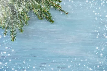 

Vinyl Custom Christmas Photography Backdrops Prop flower and Wood Planks Photo Studio Background Q191027-5658954