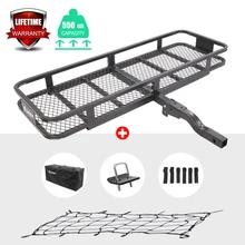 CR-3 Hitch Mounted Folding Cargo Carrier Car SUV Truck Basket Luggage Heavy Duty 500lbs Waterproof Bag Anti-Rattle Stabilizer CR-3 Hitch Mounted Folding Cargo Carrier Car SUV Truck Basket Luggage Heavy Duty 500lbs Waterproof Bag Anti-Rattle Stabilizer