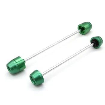 

Motorcycle Front & Rear Wheel Fork Axle Sliders Cap Crash Protectors For Kawasaki ZX-14R ZZR1400 GTR1400 ZX-9R NINJA
