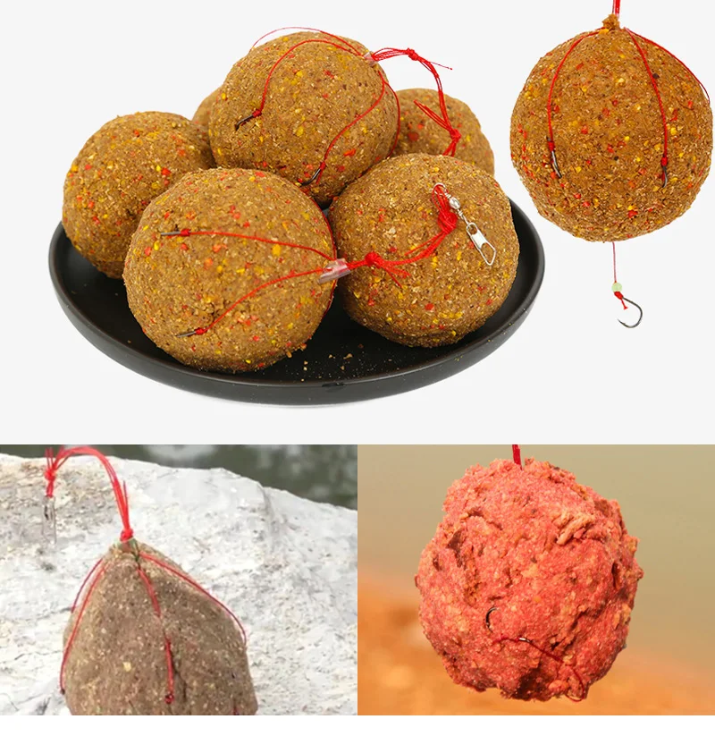 Description Picture 6 of itemMosodo 4pcs/box Carp Fishing Bait Hooks Lure Trap Hooks with Spring Feeder Bait Cage Explosion Hooks Coarse Fishing Tackle Tools