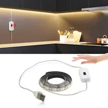 Ручной развертки сенсор USB светодиодные полосы света 5 в Диодная лента умный сенсорный переключатель светодиодные полосы для ТВ ПОДСВЕТКА шкафа украшение дома лампа