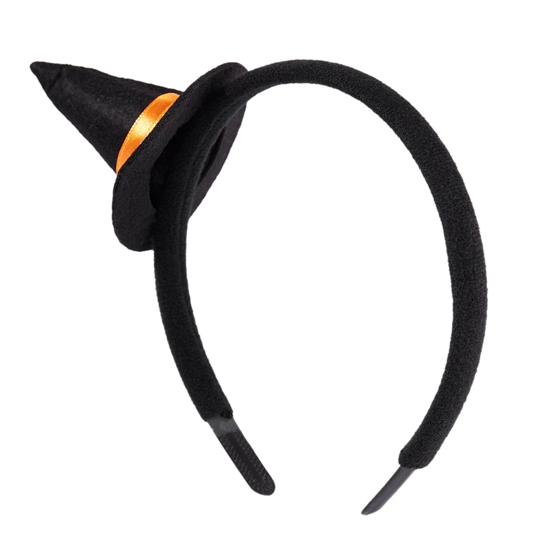 Fashion-Halloween Hat Hair Band, Mini Witch Cap Bar Dress Up Halloween Performance Props Stage