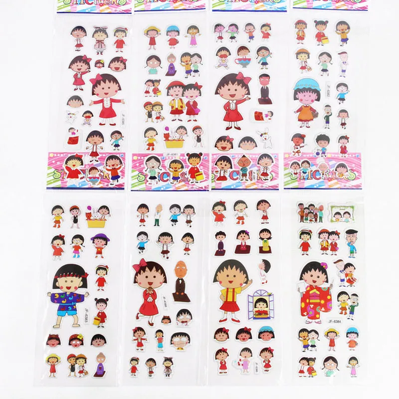 1 шт. Kawaii японский DIY Сакура Maruko наклейки Kawaii вознаграждение для детей Сакура Момоко пухлые наклейки