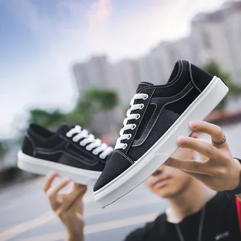 

Summer breathable mesh flat shoes low-top lace-up mesh shoes black casual men's shoes