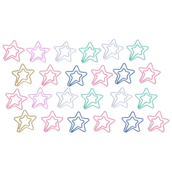

Paperclips 24 pieces in PVC case star