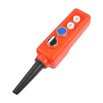 

2-Position Selector Momentary Up Down Blue Button Hoist Crane Pushbutton Switch