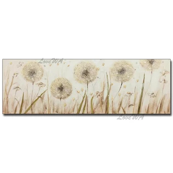 

New Arrival Hand-painted Abstract Dandelion Oil Painting Canvas Wall Decoration Art Wall Hanging Showpieces Paintings Artwork