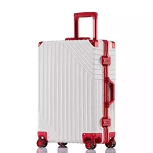 Алюминиевая рама багаж на ролликах Высокое качество модные 20/24/26/29 дюймов, масштабных дорожных чемоданов Спиннер посадки на колесиках чемодан