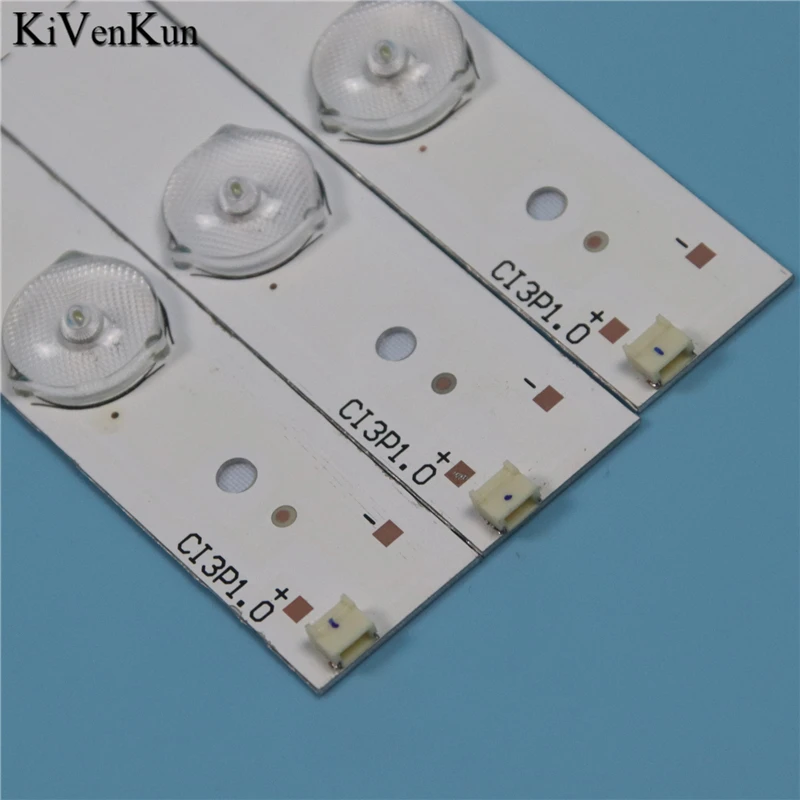 624mm LED 백라이트 스트립, TV 바 밴드 NTA606, 눈금자에 대 한, 3PCS, TV 바 밴드, NTA606, mm