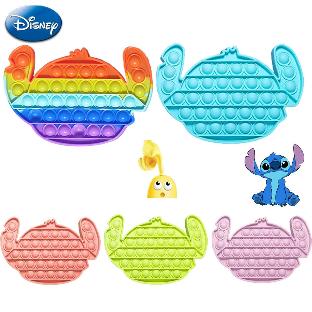 Dsiney Lilo Stitch Fidget Toys for Anxiety Jumbo Cute Stitch Squishy Slow  Rising Stress Relief Soft Squeeze Toys for Child Toy
