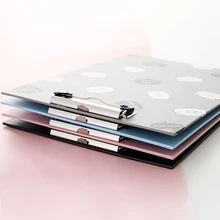 A4 папка для файлов блокнот для записей красочные WordPad держатели документов школьные Офисные Набор маркеров зажим питания