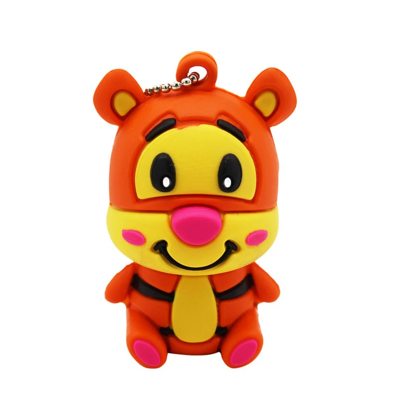USB флеш накопитель TEXT ME cute Cartoon animal tiger/donkey/pig 4 ГБ 8 16 32 ГБ|flash drive|pendrive 4gbusb flash drive |