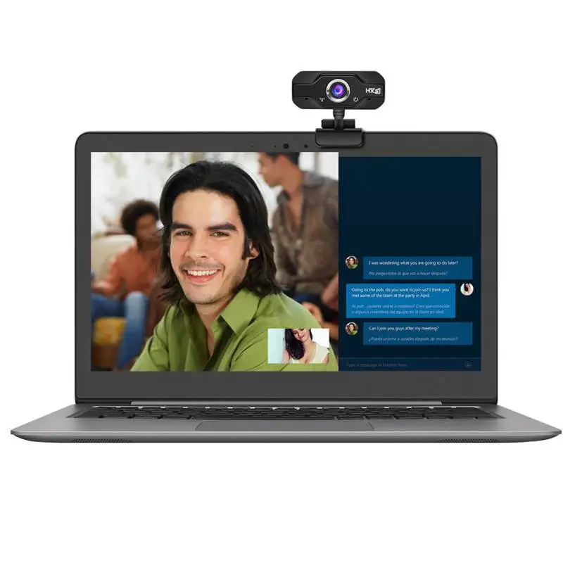 hxsj S50 720P HD веб-камера для дома трансляция Регулируемый Камера Встроенный 10 м звукопоглощающие микрофоном с подставка