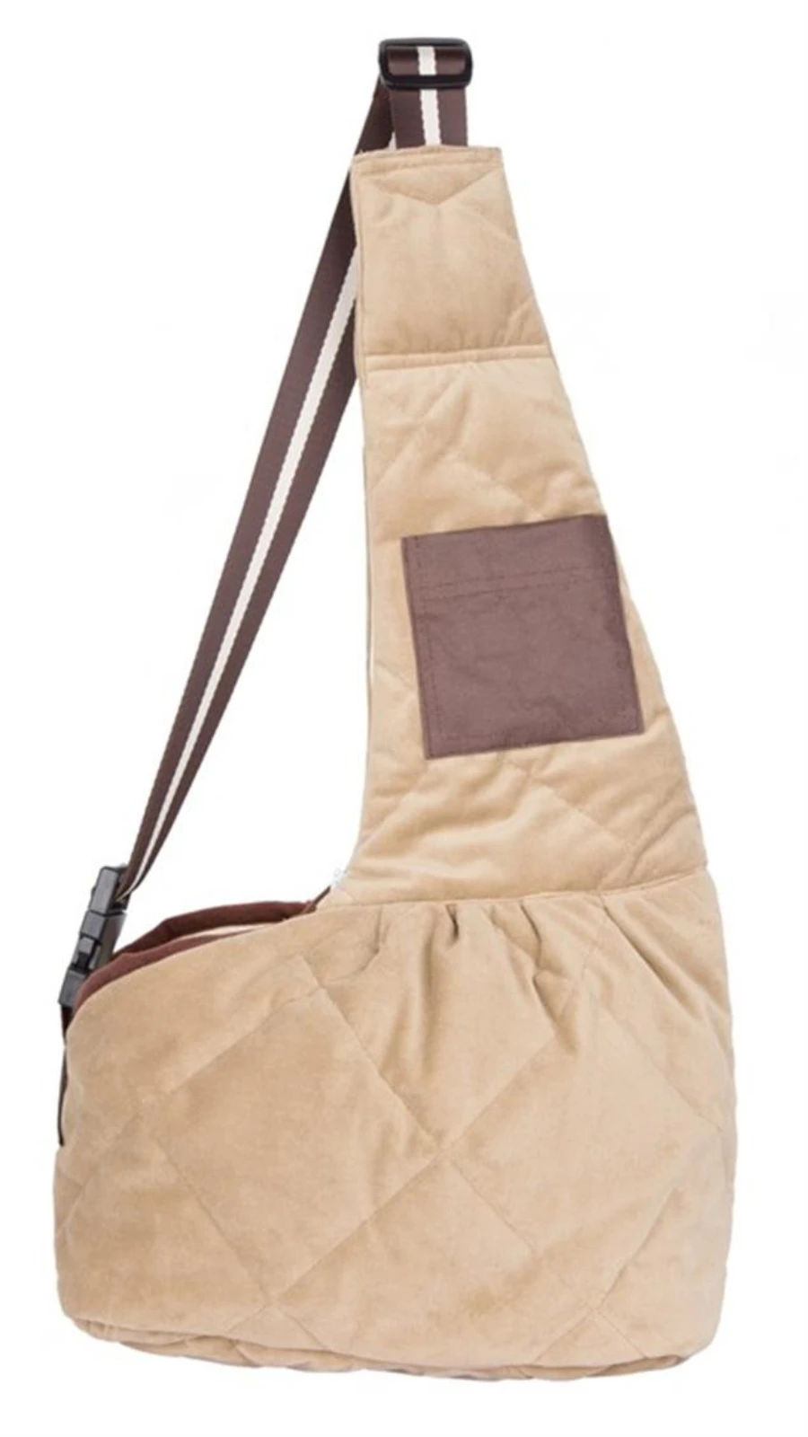 Fashion short plush Pet Dog Sling Carrier Bag Dogs Carrier Bag Retail