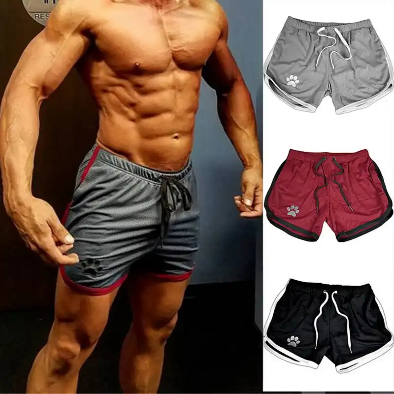 メンズ夏の新フィットネスショーツファッション圧縮速乾性ジムボディービルジョギングショースリムフィットネス服スポーツパンツ ショートパンツ Aliexpress