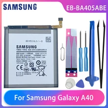 

Orginal Samsung Galaxy A40 A405F Phone Battery EB-BA405ABE EB-BA405ABU 3100mAh High Capacity Samsung Phone Batteries Free Tools