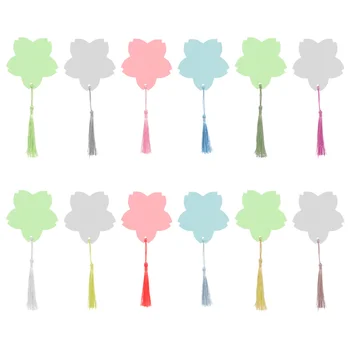 

1 Set Attractive Exquisite Creative Sakura Bookmarks Label Tag for School Studying Student Reading
