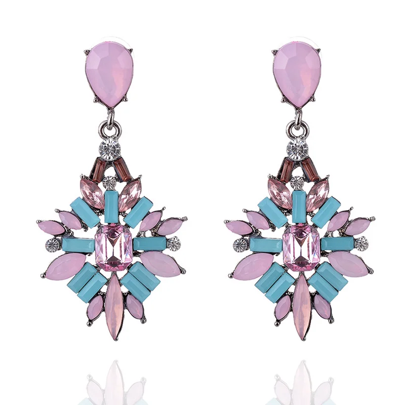 

Bohemian Style Wedding Jewelry Fashion Women Dance African Jewelry Crystal Jewelry Charm Bride Fashion Earrings for Women