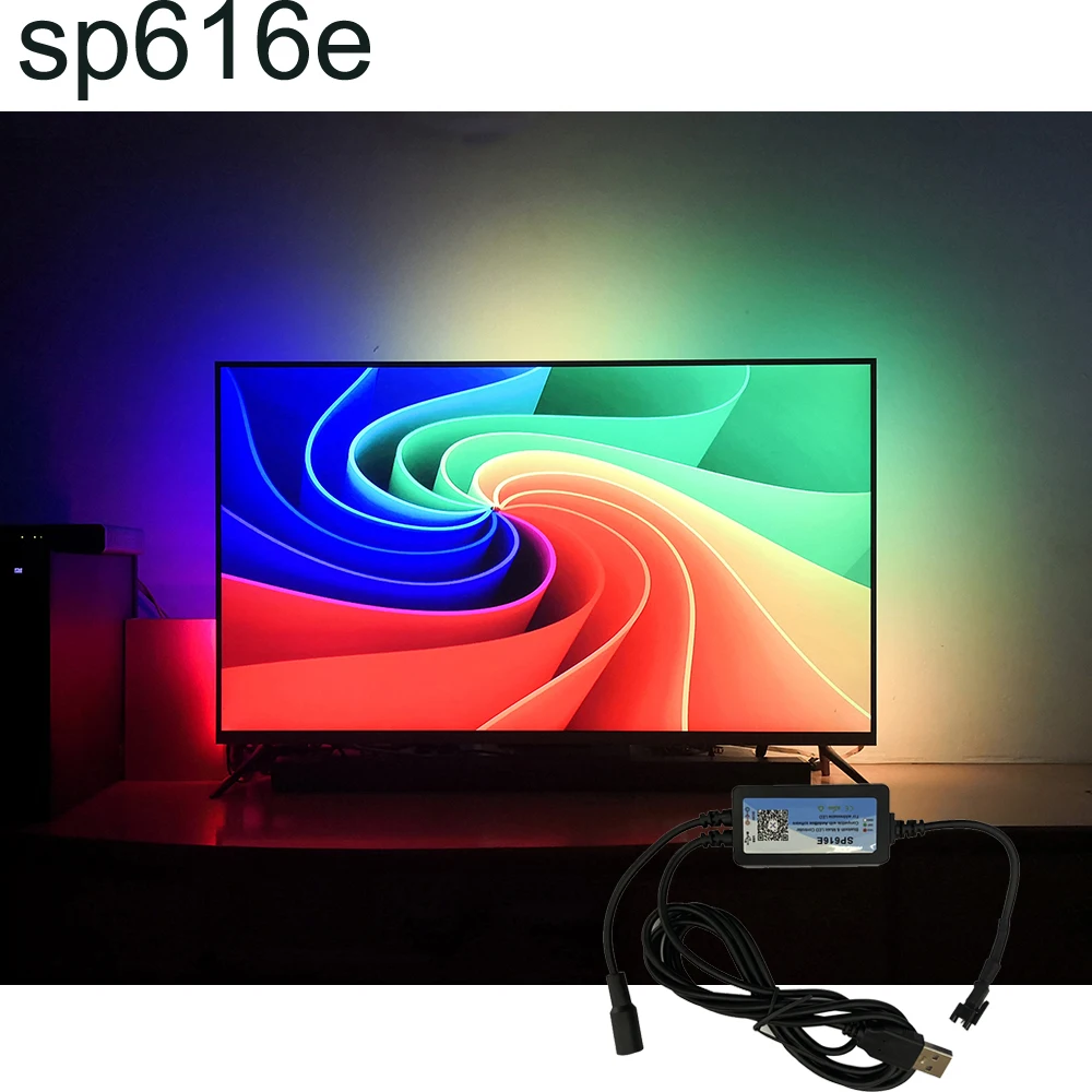Bluetooth-Контроллер sp616e для подсветки HD-телевизора USB | Освещение