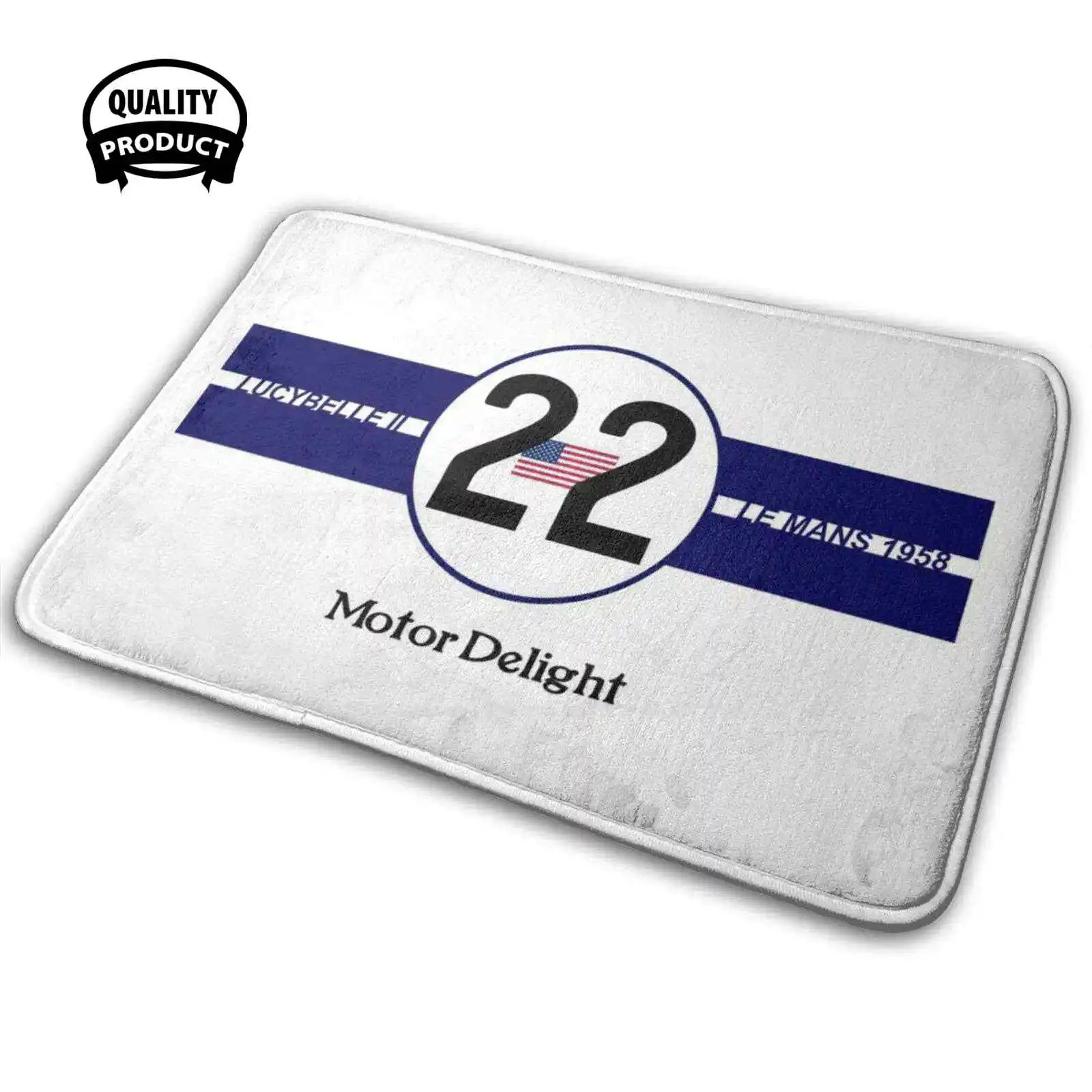 Фото Lucybelle Le Mans 58©, Спасибо! Удобный коврик для двери, коврик, подушка, 24 часа, Lucybelle 250Tr, мужской Testa Rossa Club America Man №1