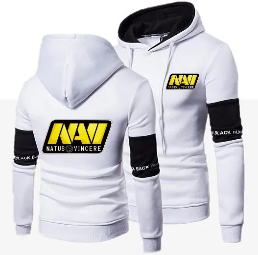 Мужская Повседневная Толстовка DOTA 2 Natus Vincere NAVI черная облегающая толстовка с