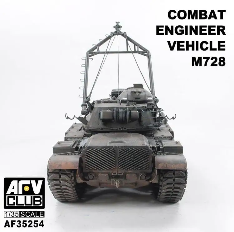 AFV CLUB AF35254 1/35 масштаб M728 Боевой Инженер Автомобиль пластиковая модель строительный комплект
