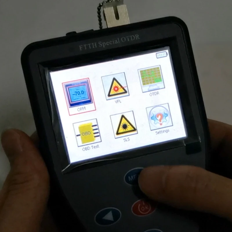 Mini OTDR Optical Time Domain Reflector Touch