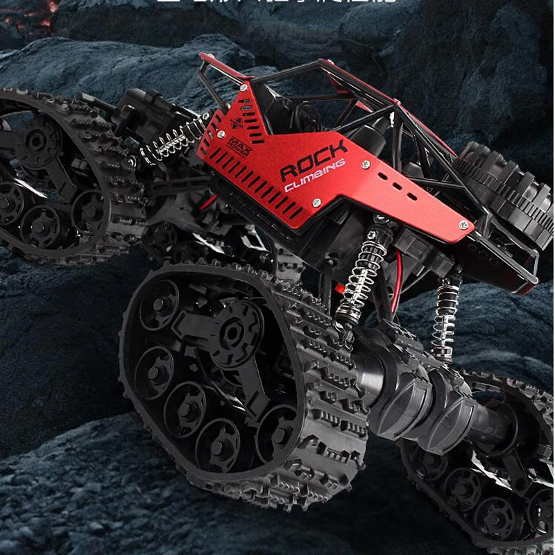 Alloy Remote Control Off-Road Vehicle Four-Wheel Drive Crawler All-Terrain Vehicle Climbing Wireless Charging Boy Car Model Toy