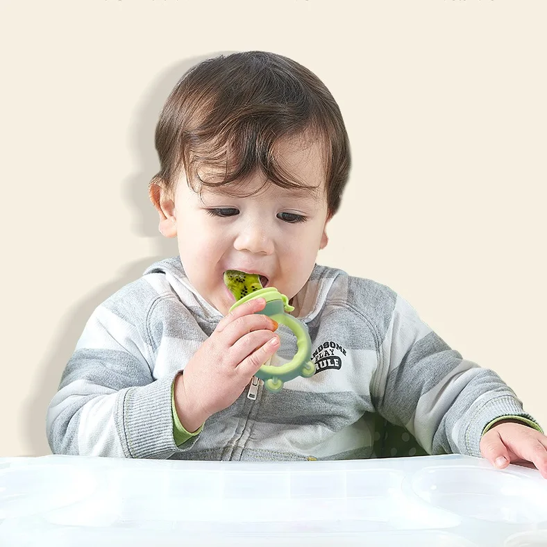 Newborn Babies Feeding Pacifier Multi-colored Baby Fresh Food Fruits Soup Feeder Dummy Soother Weaning Nipple