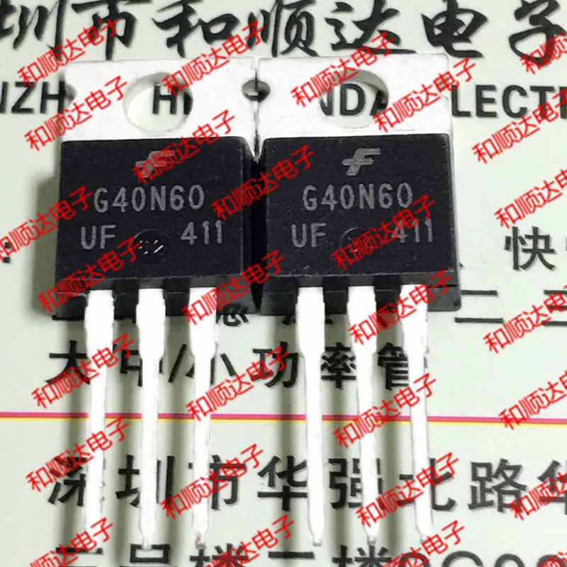 /5 предметов в лоте, SGP40N60UF G40N60UF-220 600V 40A