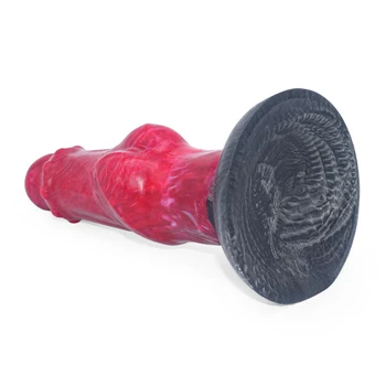 Dildo Animal Dog Penis Silicone G Spot Stimulating Huge Big Dick Suction Cup Anal Plug Sex Toys Masturbation Soft Stick Dildos 3