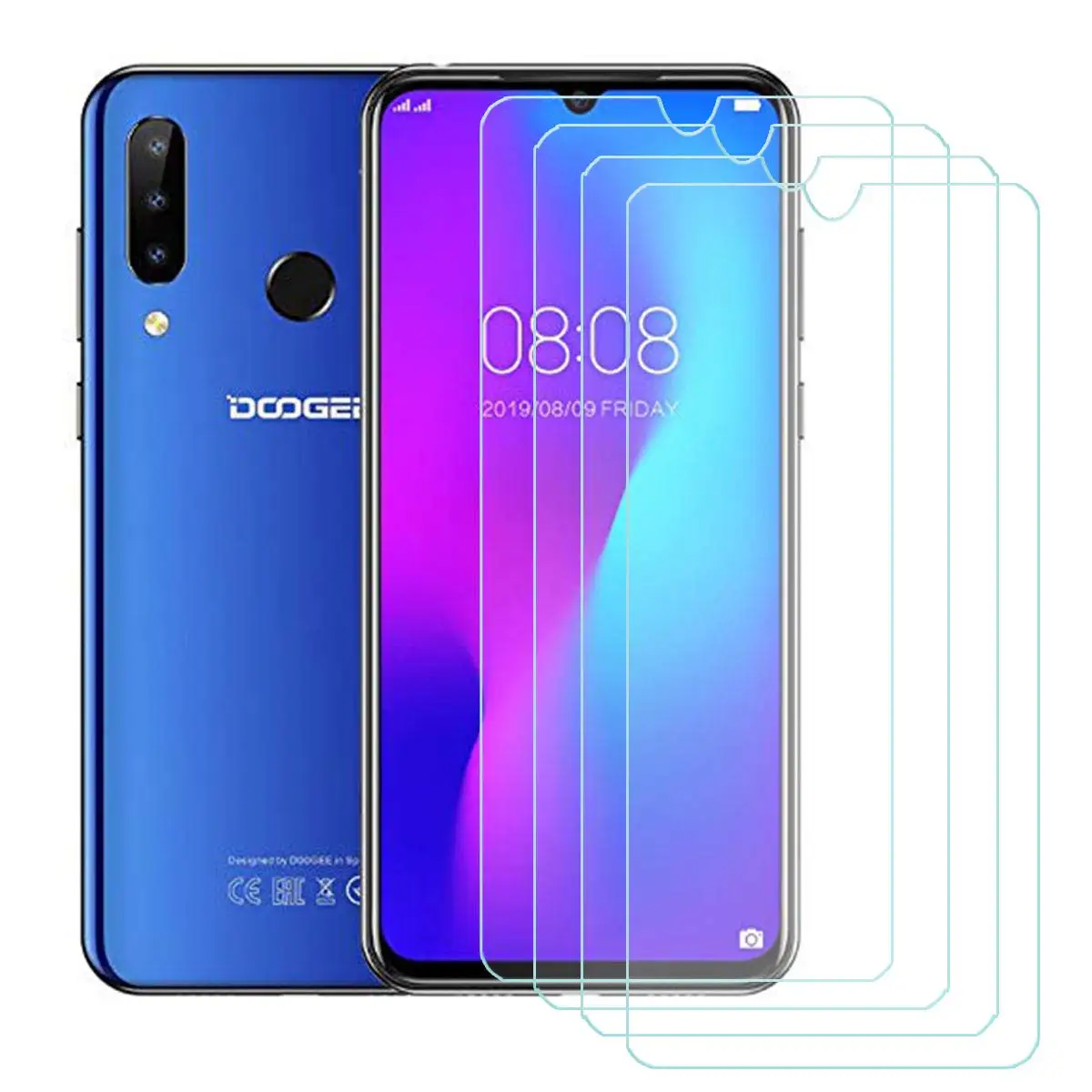 Для Doogee N20 закаленное стекло Для Doogee N20 N10 X90 Y8 Y9 Plus протектор экрана для Doogee N20 Защитная стеклянная пленка