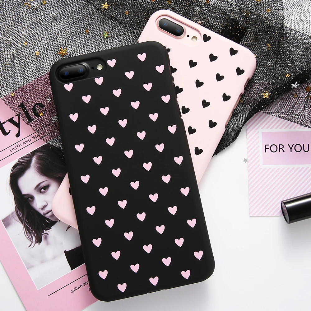 KISSCASE Love Heart Pc чехол для Samsung Galaxy S8 S9 Plus S7 Note 9 8 A6 A8 A7 A9 2018 J8 J6 2017 жесткий телефона |