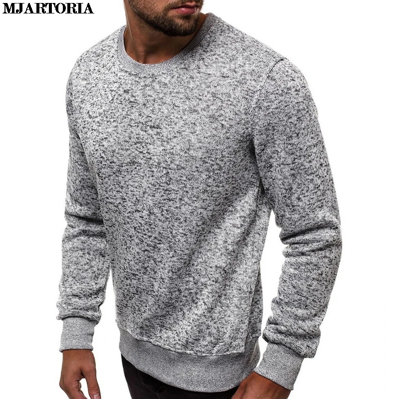 MJARTORIA Soild O-Neck Sweater Men'S Casual Winter Long Sleeve Pullover Fashion Sweatshirt Simple Wild Men'S Clothing Tops New MJARTORIA Soild O-Neck Sweater Men'S Casual Winter Long Sleeve Pullover Fashion Sweatshirt Simple Wild Men'S Clothing Tops New