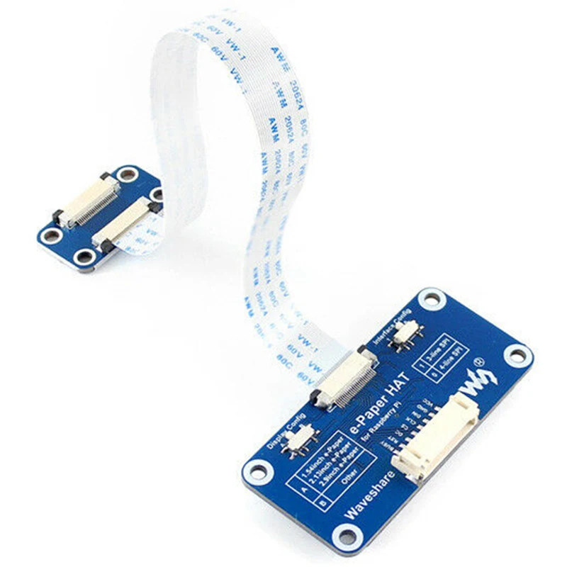 Waveshare 7,5 дюймовый E-Ink дисплей HAT SPI интерфейс для Raspberry Pi 2B/3B/Zero W три цвета: красный, черный, белый