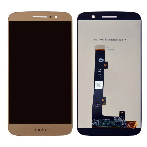 5," для Motorola Moto M ЖК-дисплей с сенсорным экраном дигитайзер для Motorola Moto M дисплей XT1662 XT1663 ЖК-замена - Цвет: Gold no frame