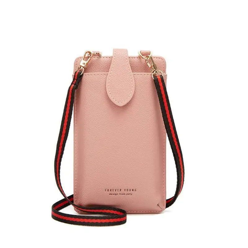 

2020 New Korean Mobile Phone Diagonal Bag Simple Personality Multi-function Ladies Wallet Portafoglio Donna Carteras De Mujer