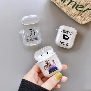 

Cute Ariana Grande Accessories Cover For Apple Airpod 1 2 Cases Transparent Silicone Soft Wireless Earphone For Airpods 2 Case