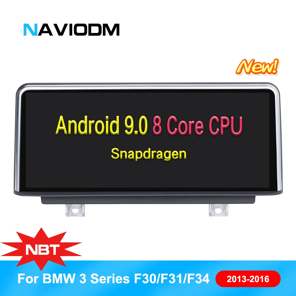 Cheap Navidom android 9.0 8 core car Multimedia/gps player auto Audio for BMW F30/F31/F34/Cabrio 2013-2016 navigation radio bluetooth 0