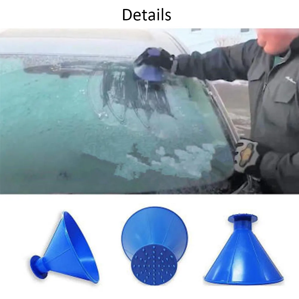 

Car Magic Window Windshield Auto Snow Ice Scraper Winter Tools Glass Snow Remover Deicer Cone Deicing Tool Window Cleaning Tool