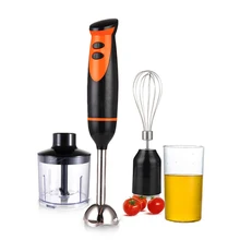 Liquidificador de mão, homgeek 300w 2-speed 4-em-1 conjunto liquidificador de imersão cozinha elétrica portátil processador de alimentos misturador juicer