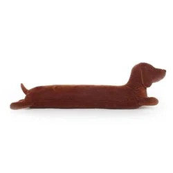 Dachshund Lifelike Plush Pillow - Soft Stuffed Throw Cushion - 110cm (Brown)