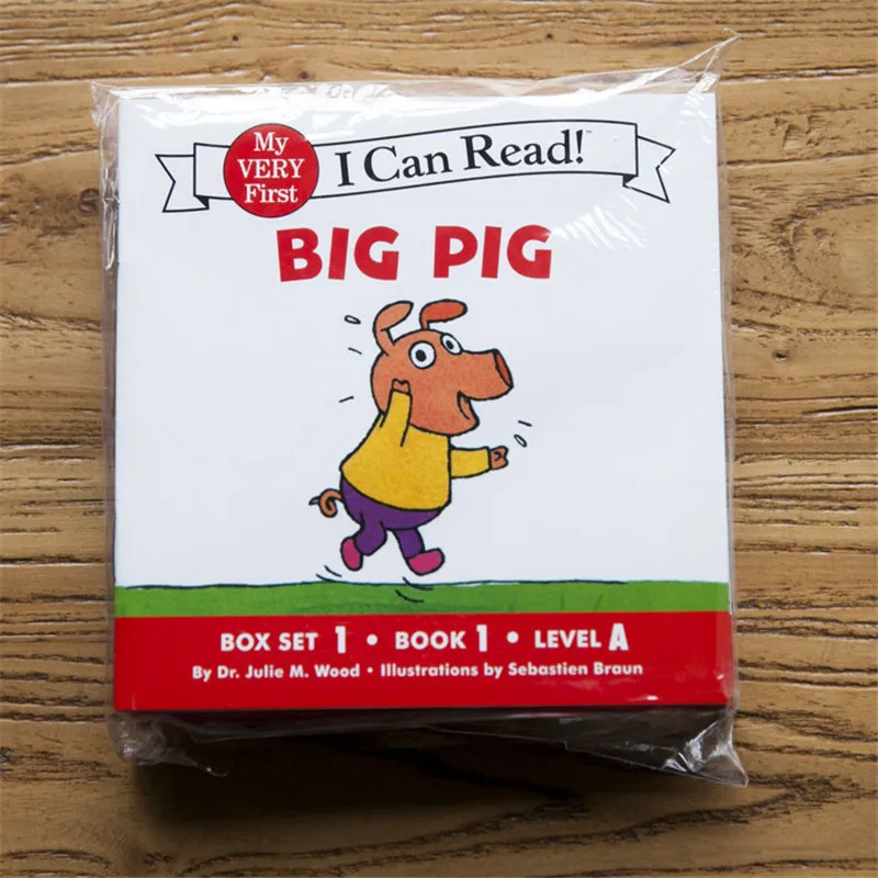 12books-set-I-Can-Read-Phonics-BIG-PIG-My-Very-First-picture-book-English-Book-For