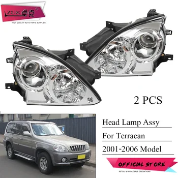 

ZUK Pair Halogen Type Front Headlight Head Lamp For Hyundai Terracan 2001 2002 2003 2004 2005 2006 Headlamp Head Lamp Sub-Assy