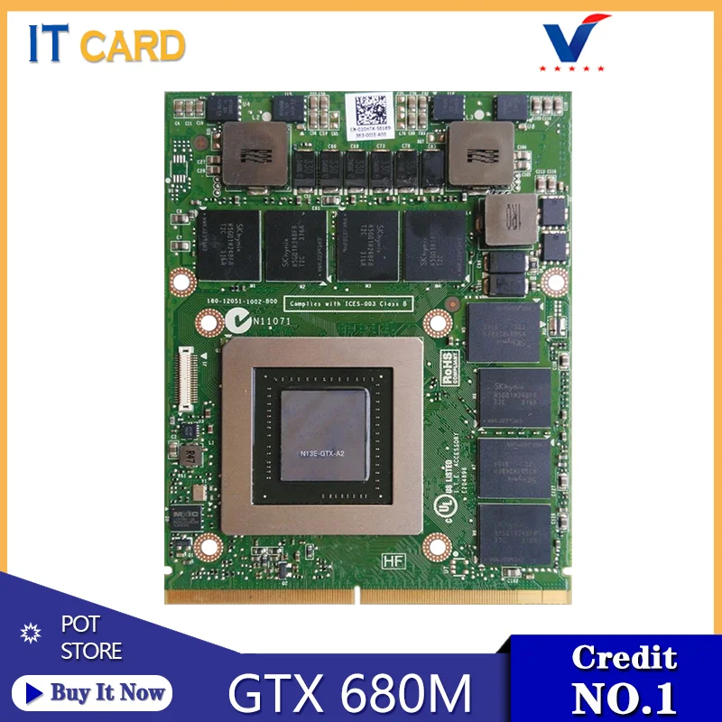 GTX680M GTX 680M GDDR5 2GB N13E-GTX-A2 Graphics