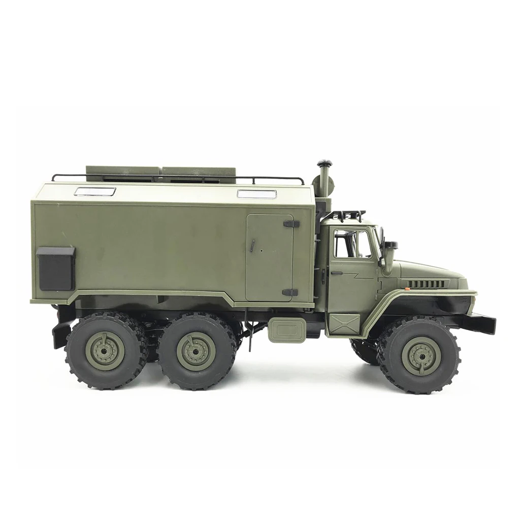 1/16 6WD WPL B36 Military Truck Model Assembly Kits with Rubber Tires 180 Motor