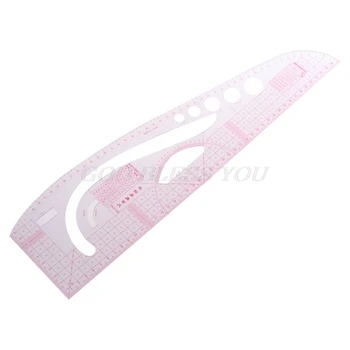 

Multi-function Sewing Ruler Measure for Making Clothes Tailor Craft Tool Plastic