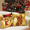 Christmas Cushion Cover Merry Christmas Decorations For Home 2022 Christmas Ornament Xmas Gift Navidad Happy New Year 2022 ► Photo 2/6