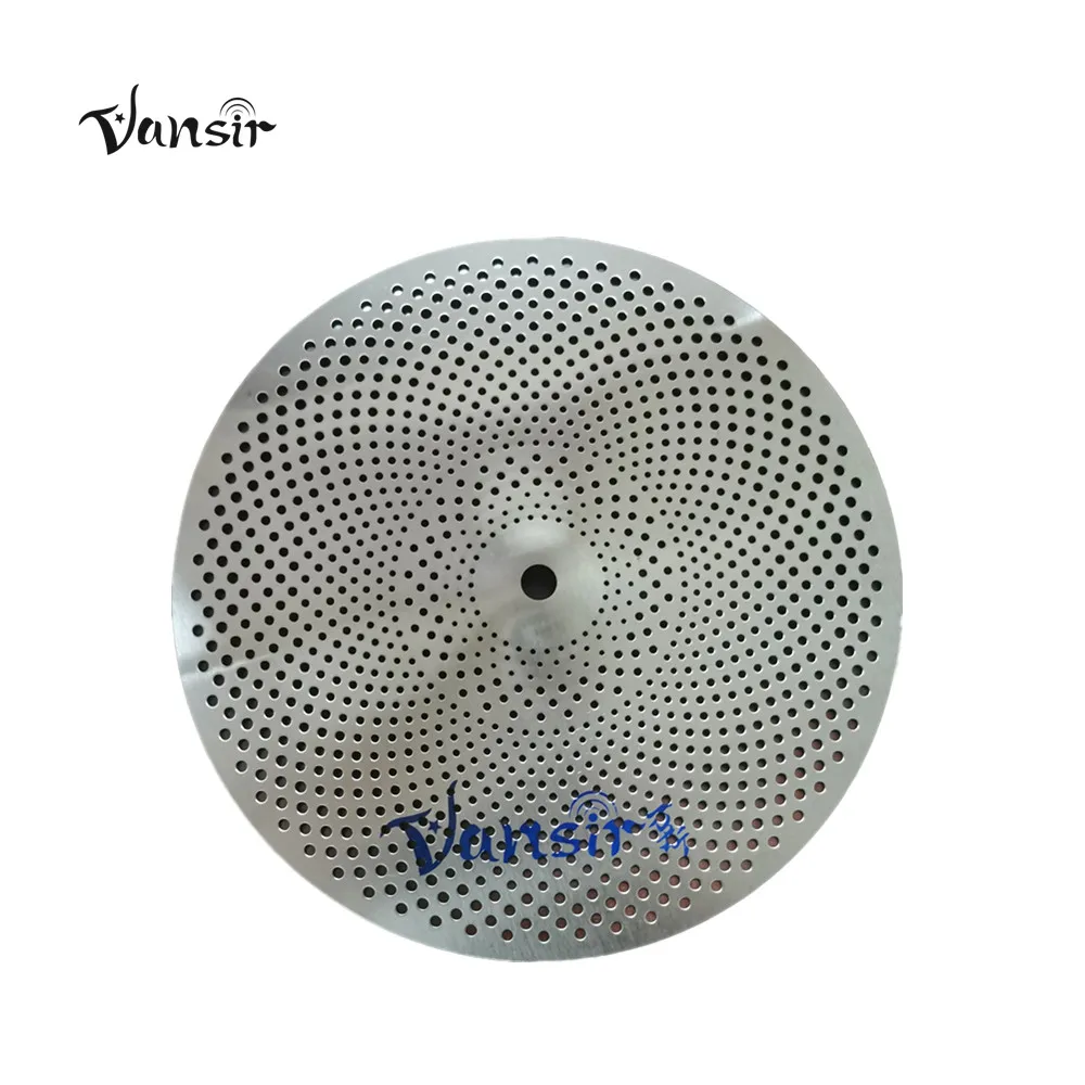 Vansir 8" Splash High Grade Low Volume Cymbals New Designed Mute Cymbals Percussion Instrument Silver