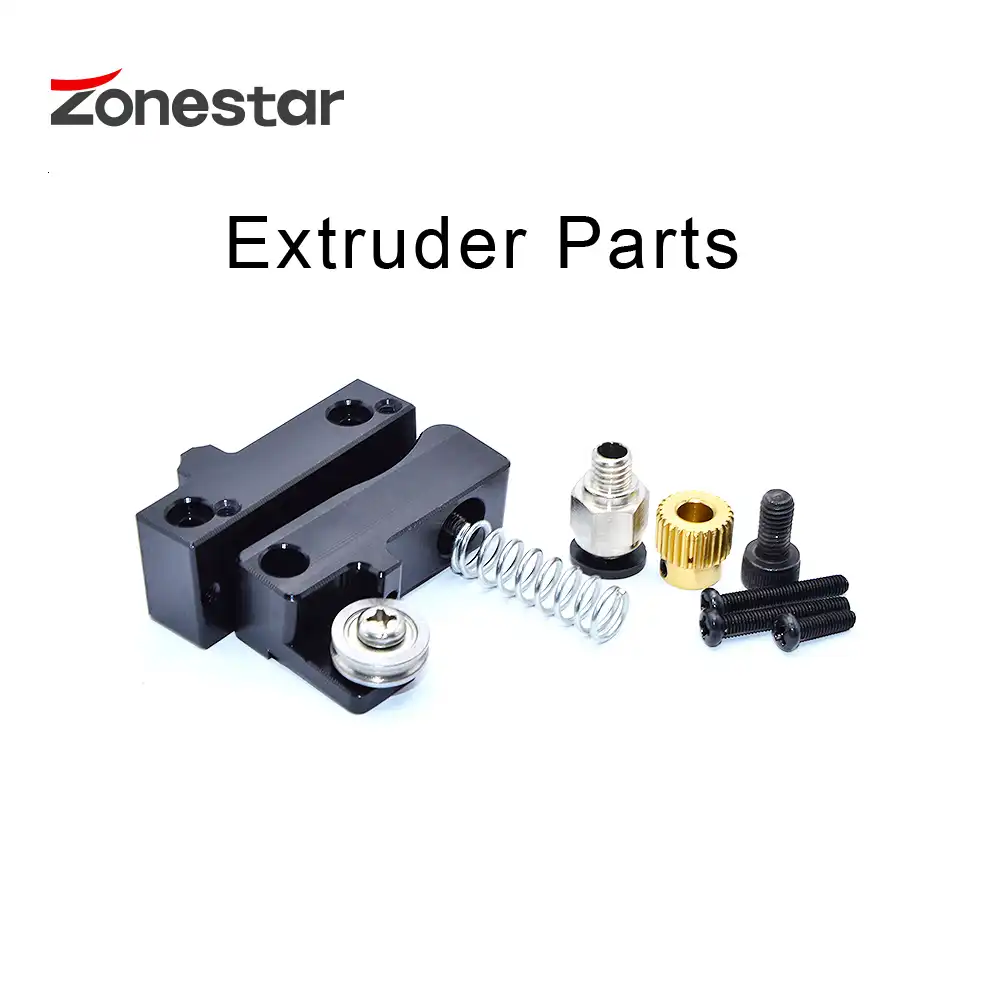 Zonestar Extrusion Feeder Parts Black Aluminum Block Diy Kit